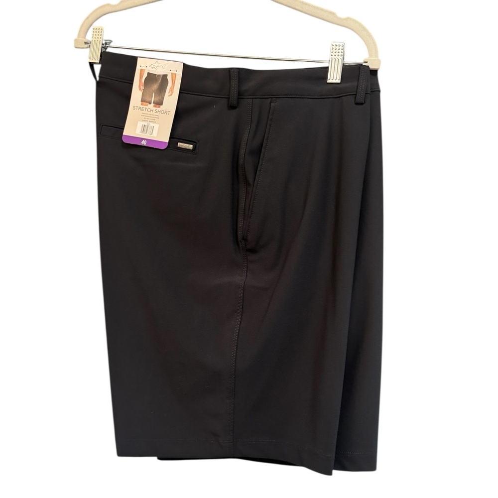 Greg Norman Shorts Size 40 Black Stretch Golf NWT